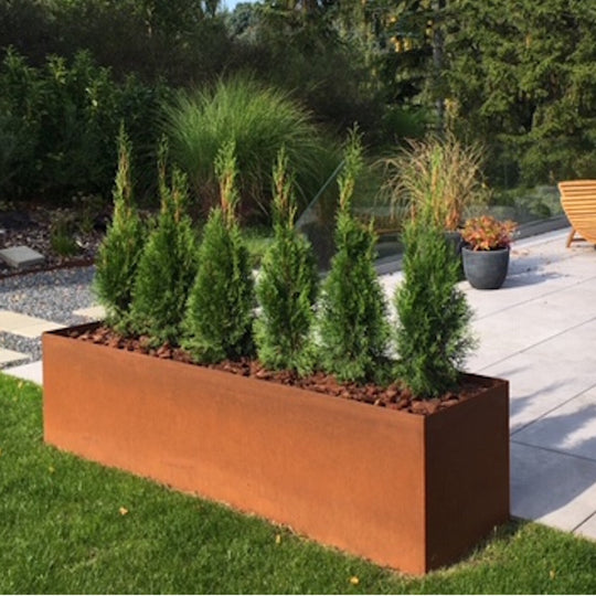 Plantenbak, rechthoekig, 30 cm breed x 50 cm hoog