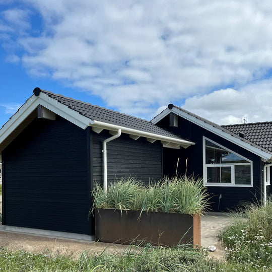 Maatwerk: Plantenbakken met bodem van 6 mm cortenstaal - exclusief model