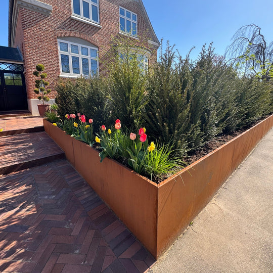 Maatwerk: Keerwand van cortenstaal