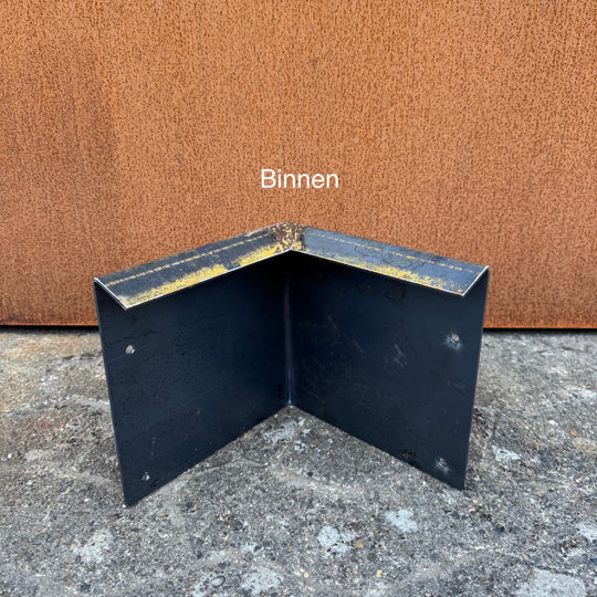 Hoek voor borderrand met slakkenrand