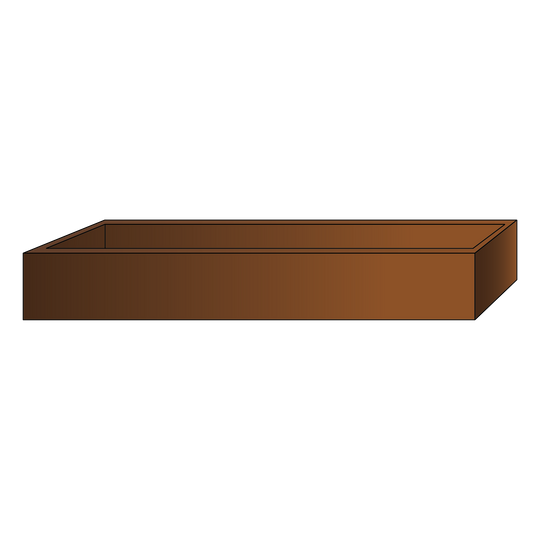 Plantenbak, palletkader model