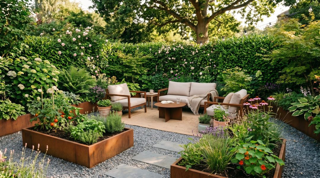 De tuin die je nog steeds niet hebt aangelegd - en waarom cortenstaal het antwoord is