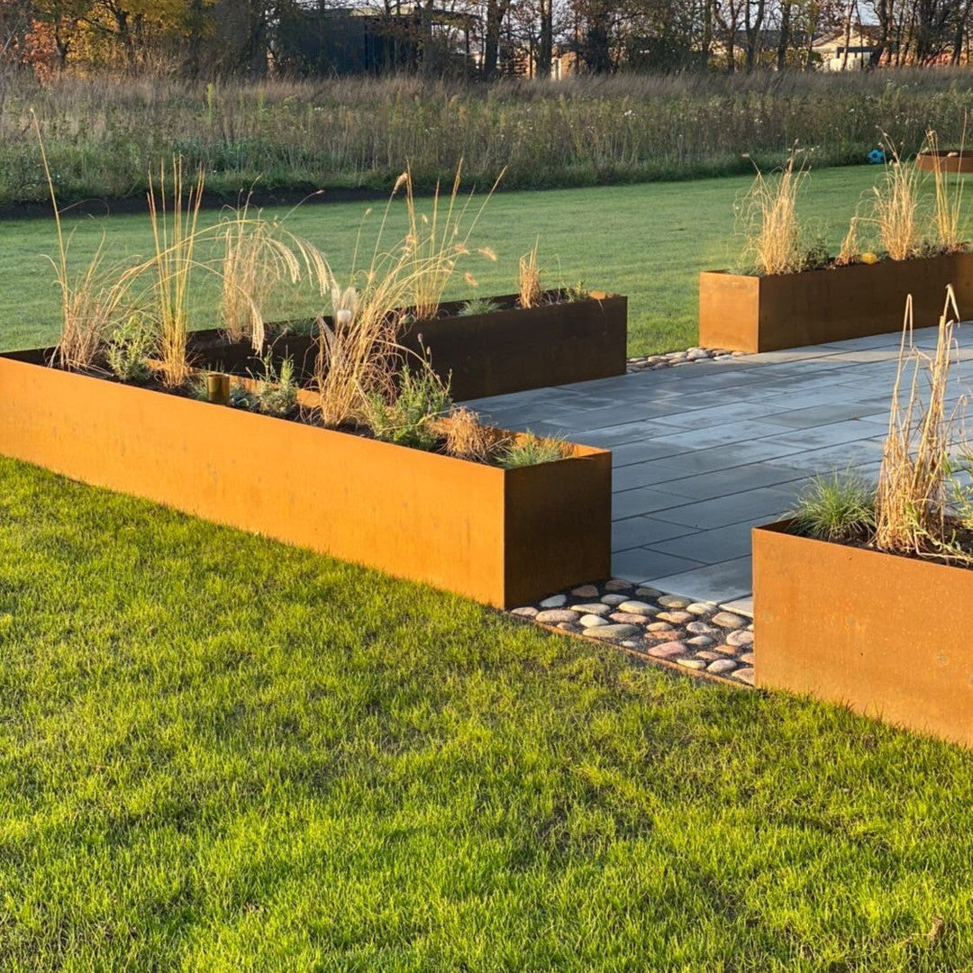 Plantenbak, hoekmodel