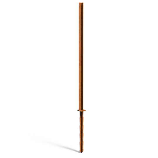 Palen voor cortenstalen panelen