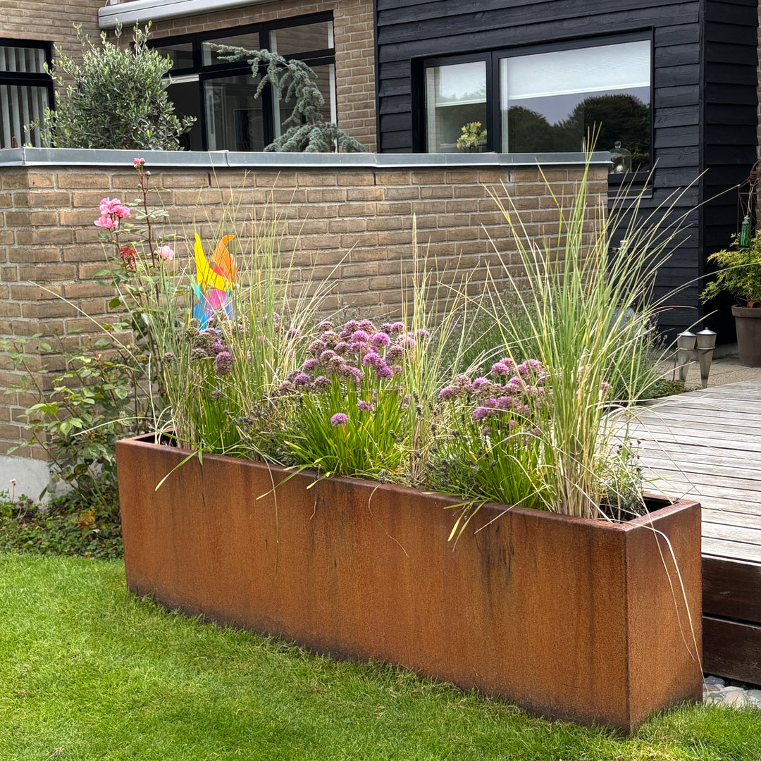 Plantenbak, rechthoekig, 30 cm breed x 50 cm hoog