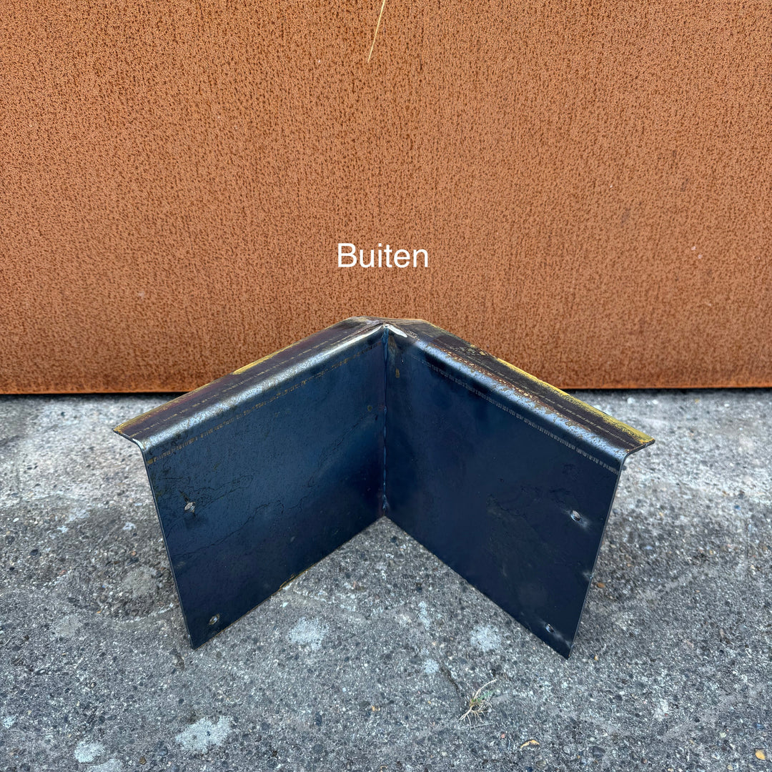 Hoek voor borderrand met slakkenrand