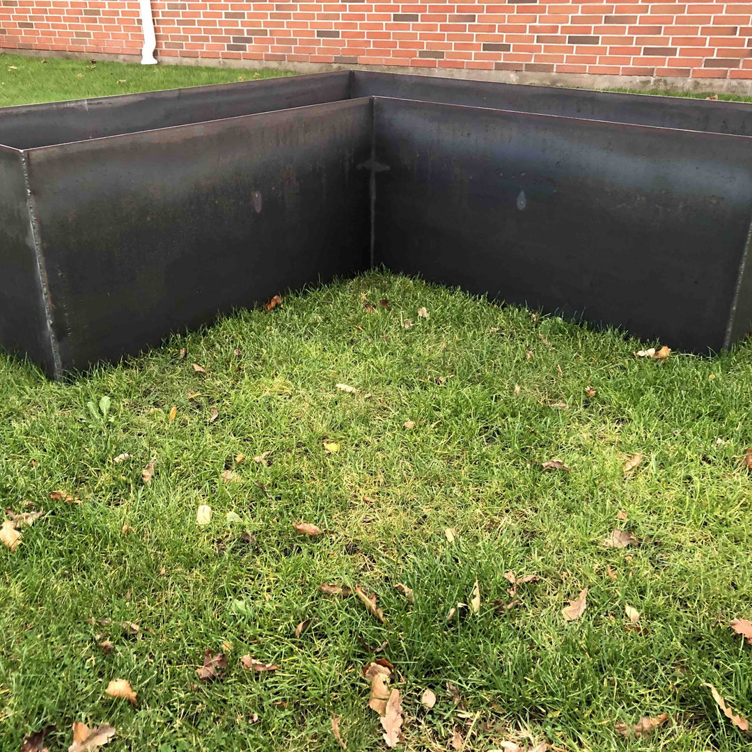 Plantenbak, hoekmodel