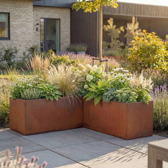 Maatwerk: Plantenbak, hoekmodel