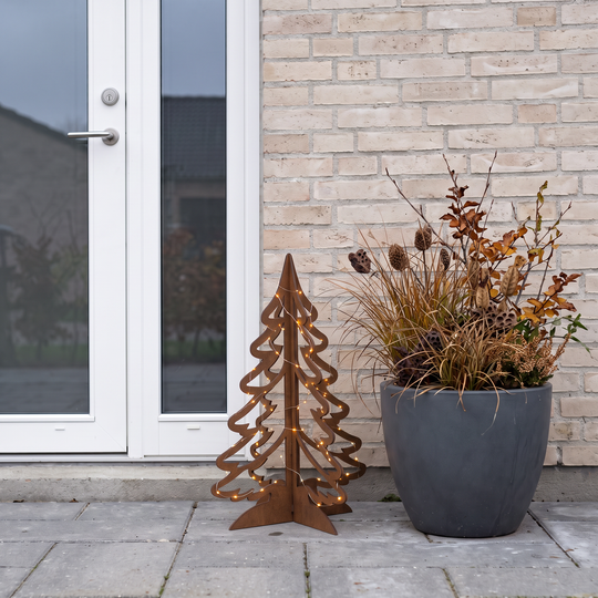 Kerstboom van cortenstaal