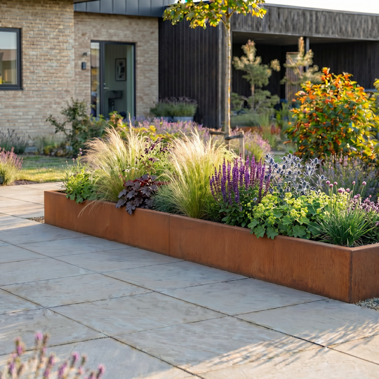 Maatwerk: Plantenbak, lang model +200 (zonder bodem)