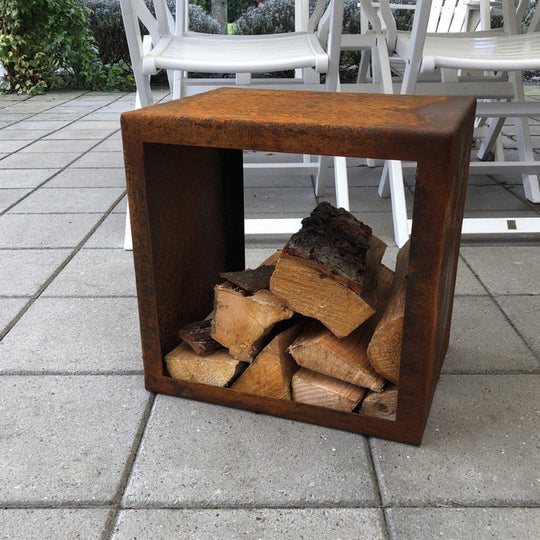 Brandhoutopslag vierkant model
