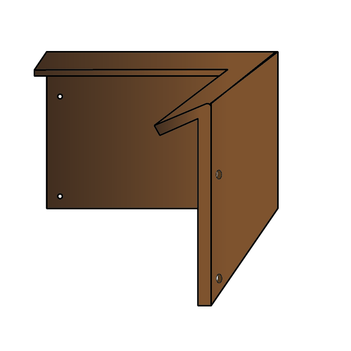 Hoek voor borderrand met slakkenrand