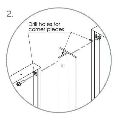 Cortenstalen panelen met uitsparing: Bamboe