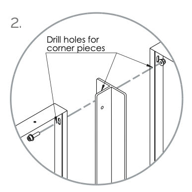 Cortenstalen panelen met uitsparing: Blad 3