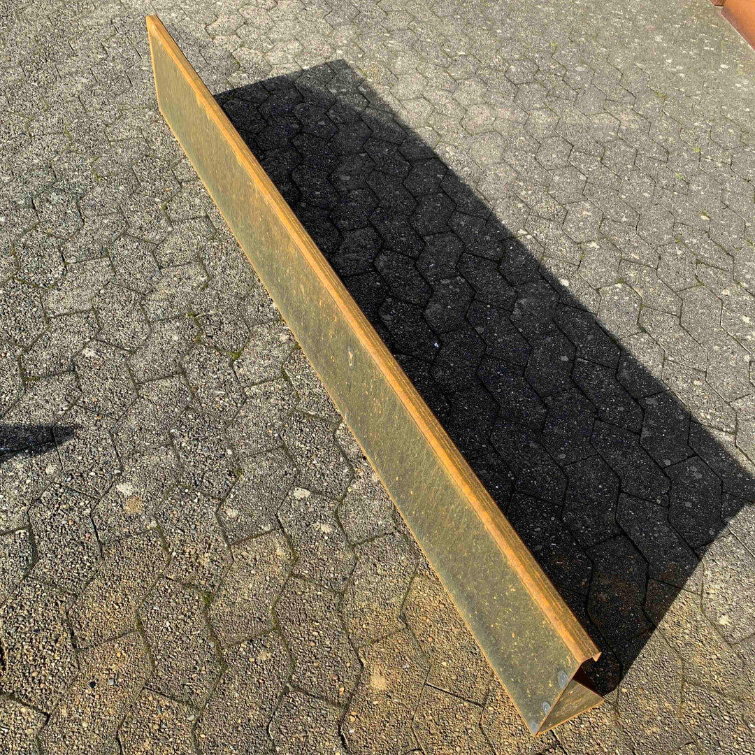 Maatwerk: Keerwand van cortenstaal