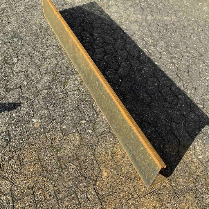 Keerwand van cortenstaal