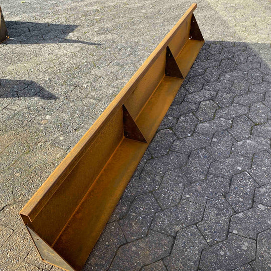 Maatwerk: Keerwand van cortenstaal